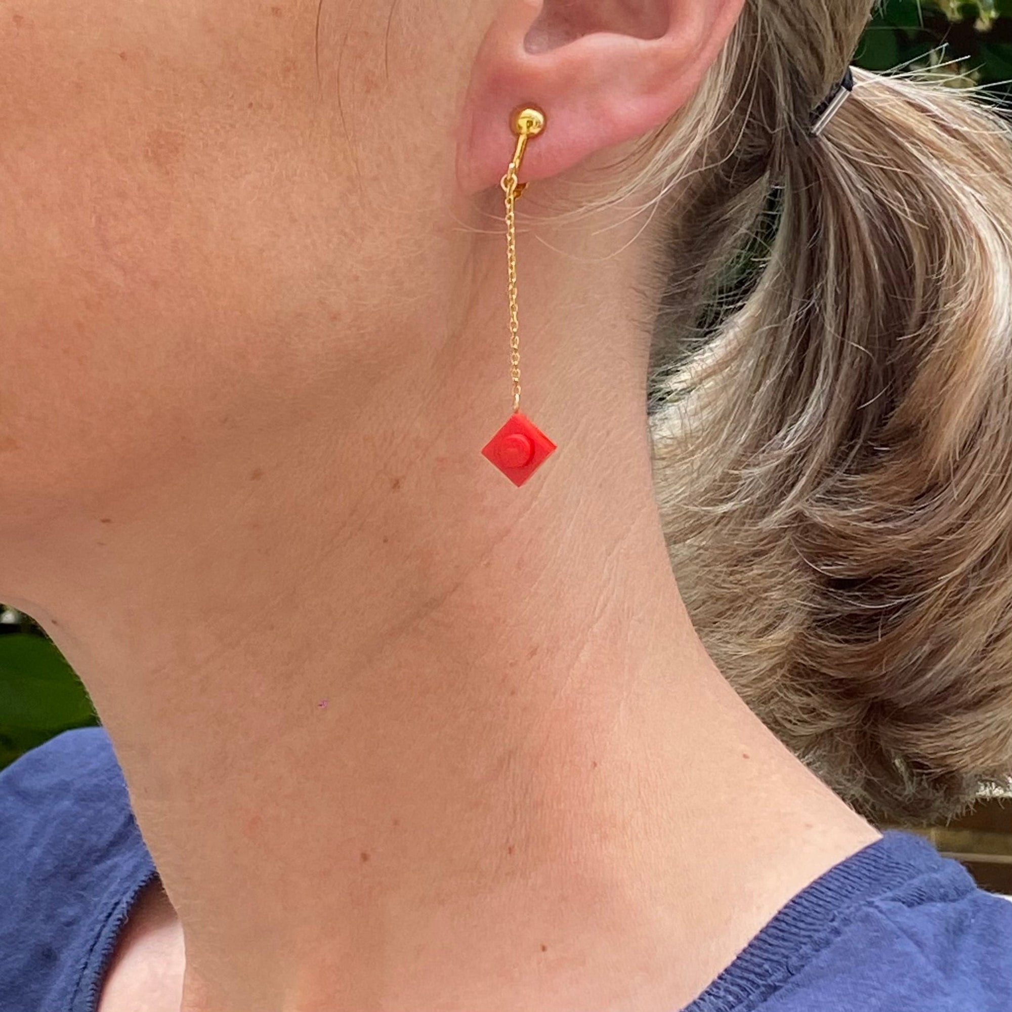 Boucles d'oreilles clips longues - Les Hypnotiseuses