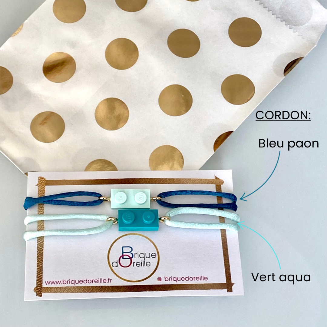 Bracelet with adjustable silky cord - Essenti'elles