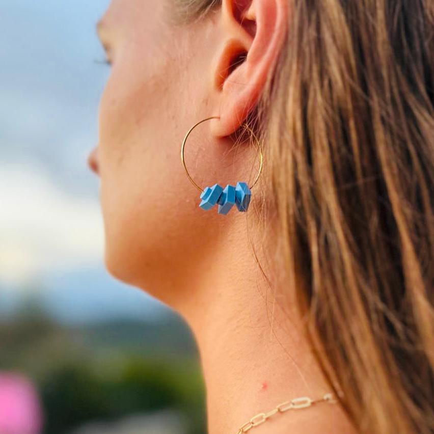 Gold Creole Earrings - The Players