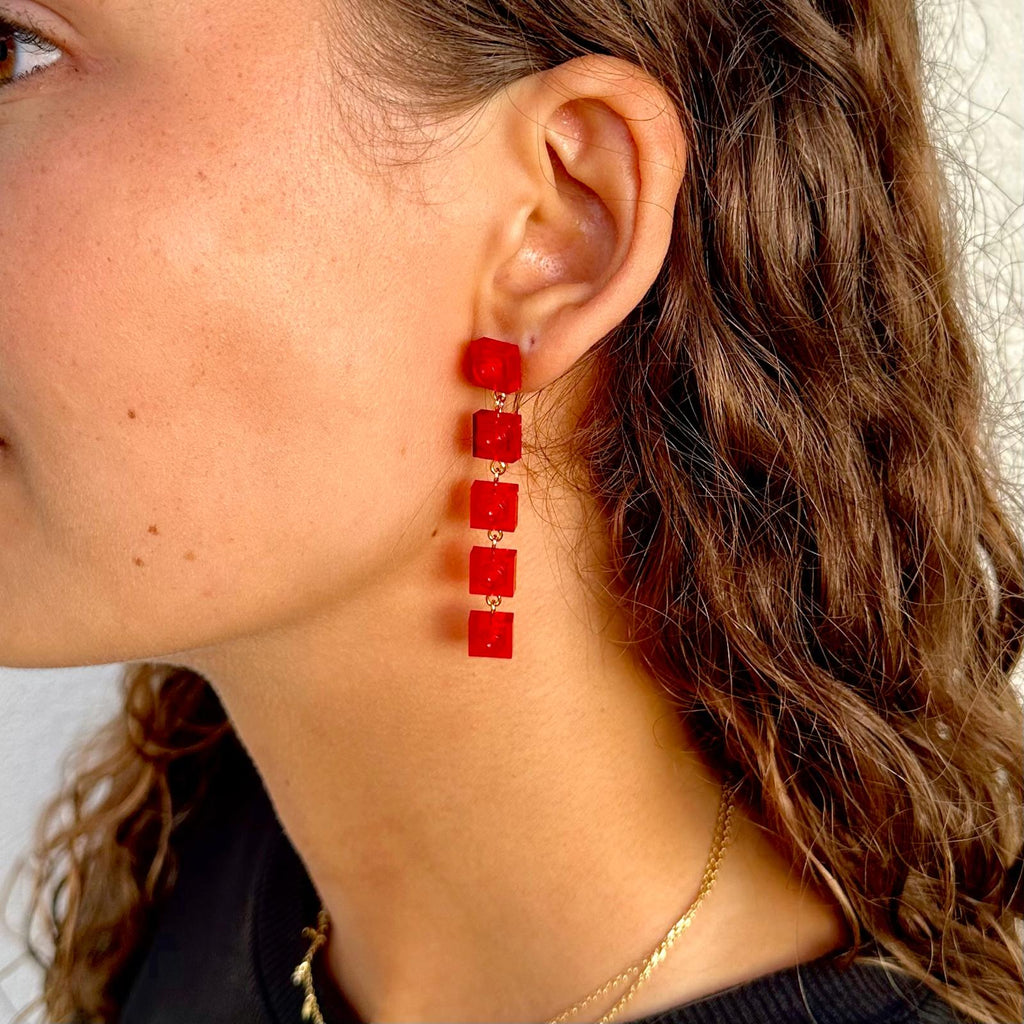 Gold Dangle Earrings - Les Somptueuses