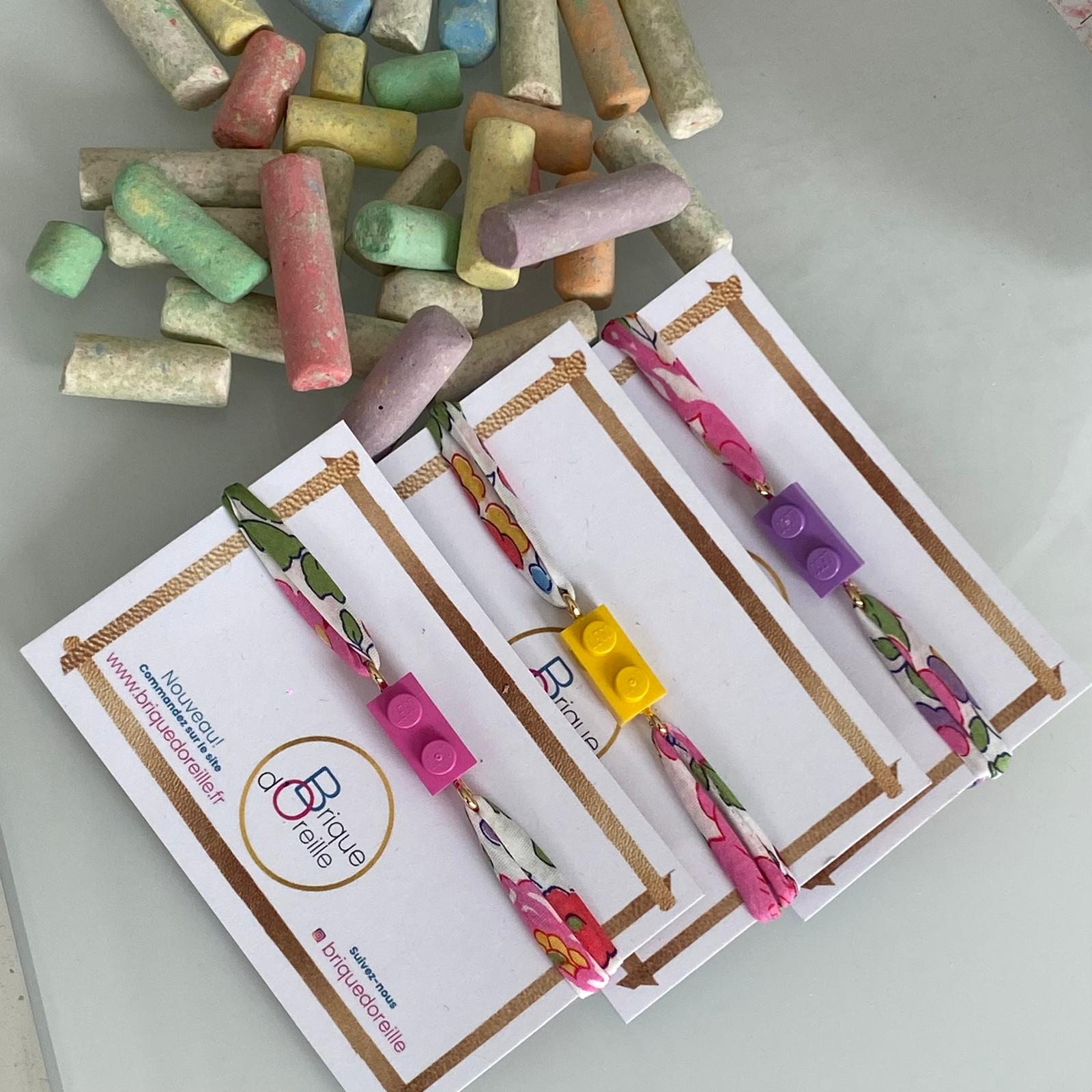 Bracelet Liberty et brique de Lego® - imprimé Betsy