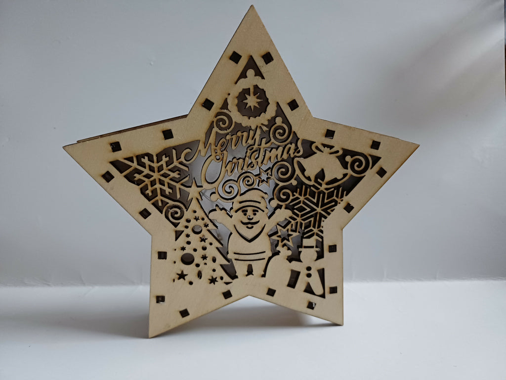 Etoile Noel illuminée 1