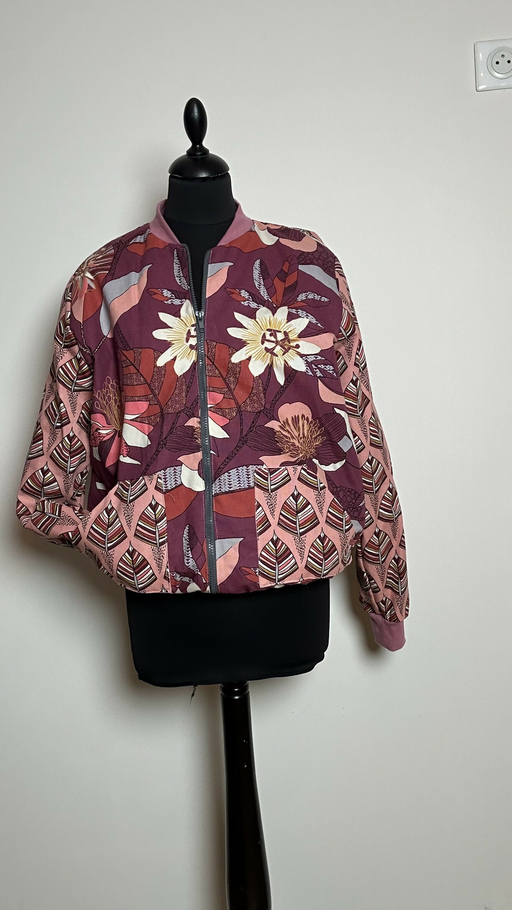 Bomber-style jacket size M
