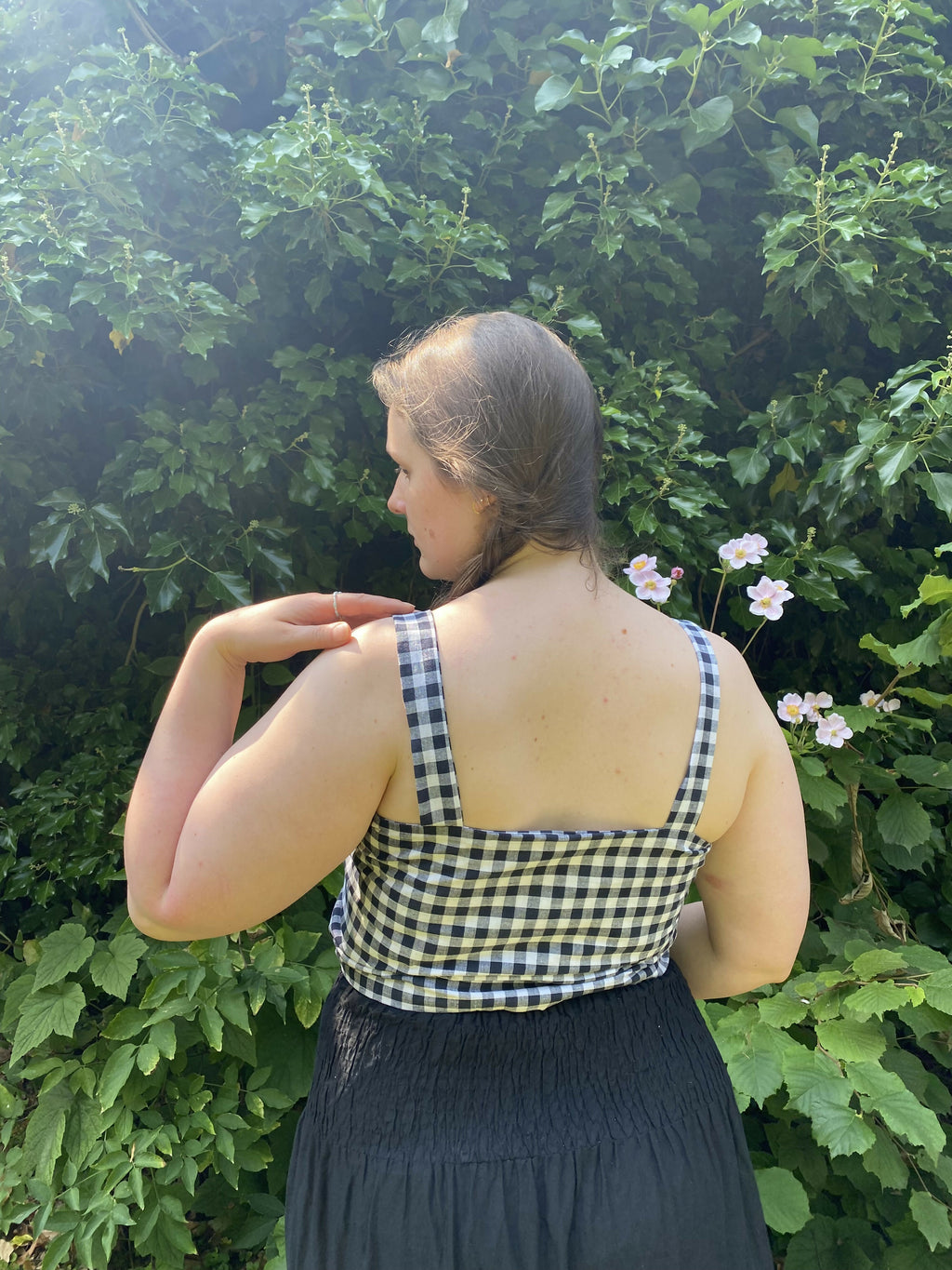 Jean-Marie - Crop top noué upcyclé