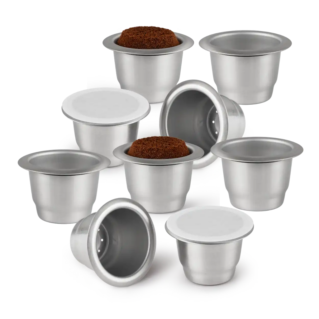 Capsules réutilisables & rechargeables en inox compatibles Nespresso®