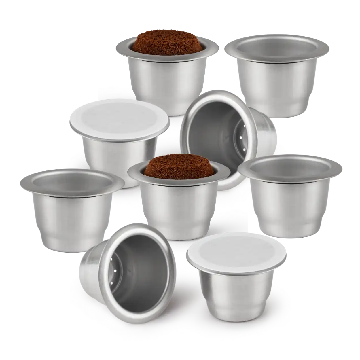 Capsules réutilisables & rechargeables en inox compatibles Nespresso®