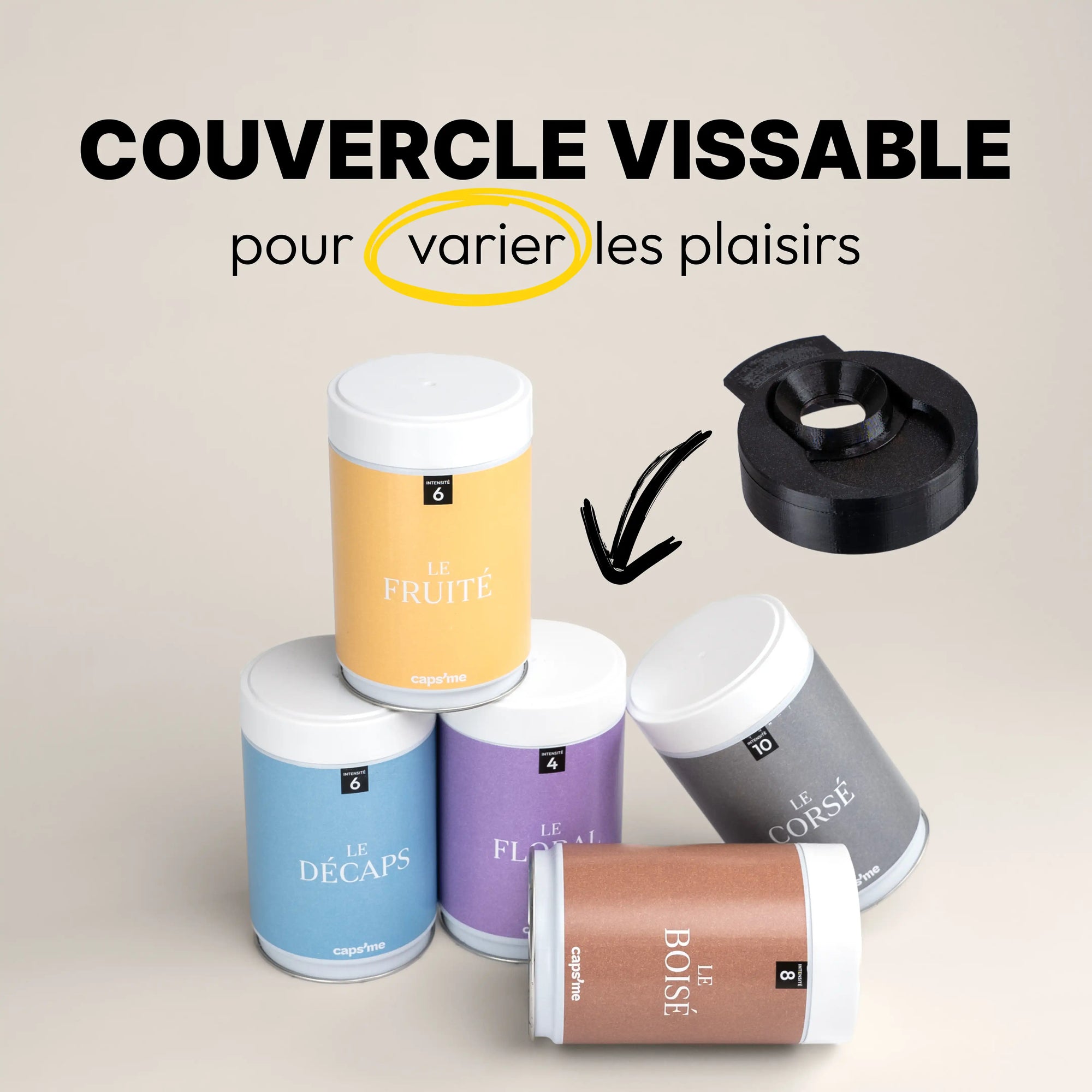 Coffret Caps'me compatible Nescafé® Dolce Gusto®