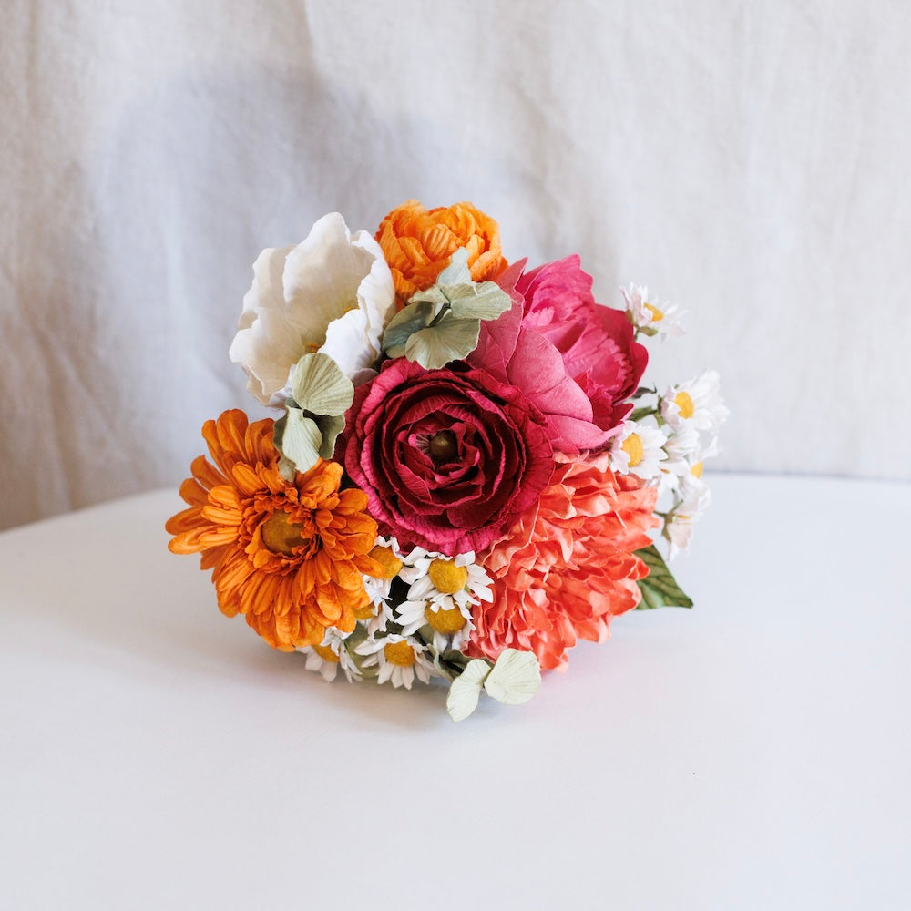 Bouquet fleurs en papier Matisse