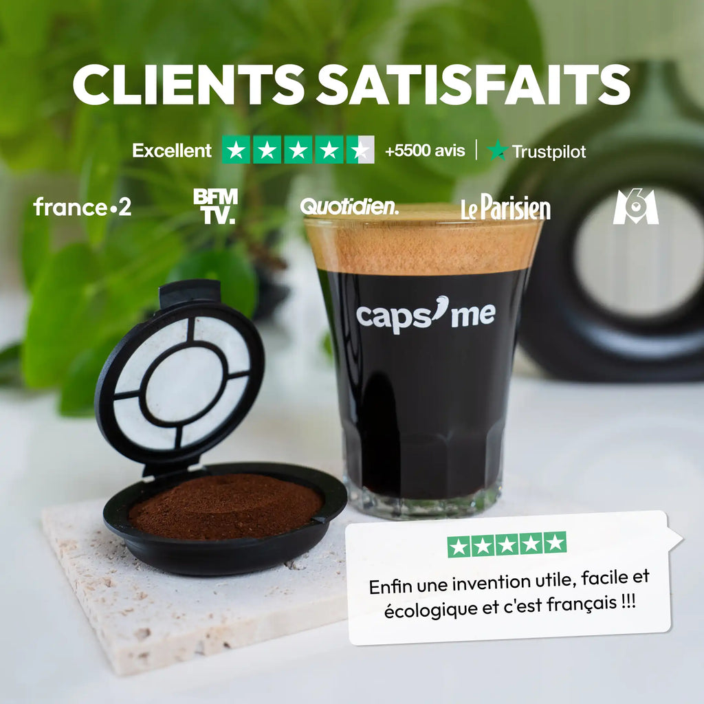 Coffret capsules de café compatible Senseo®*