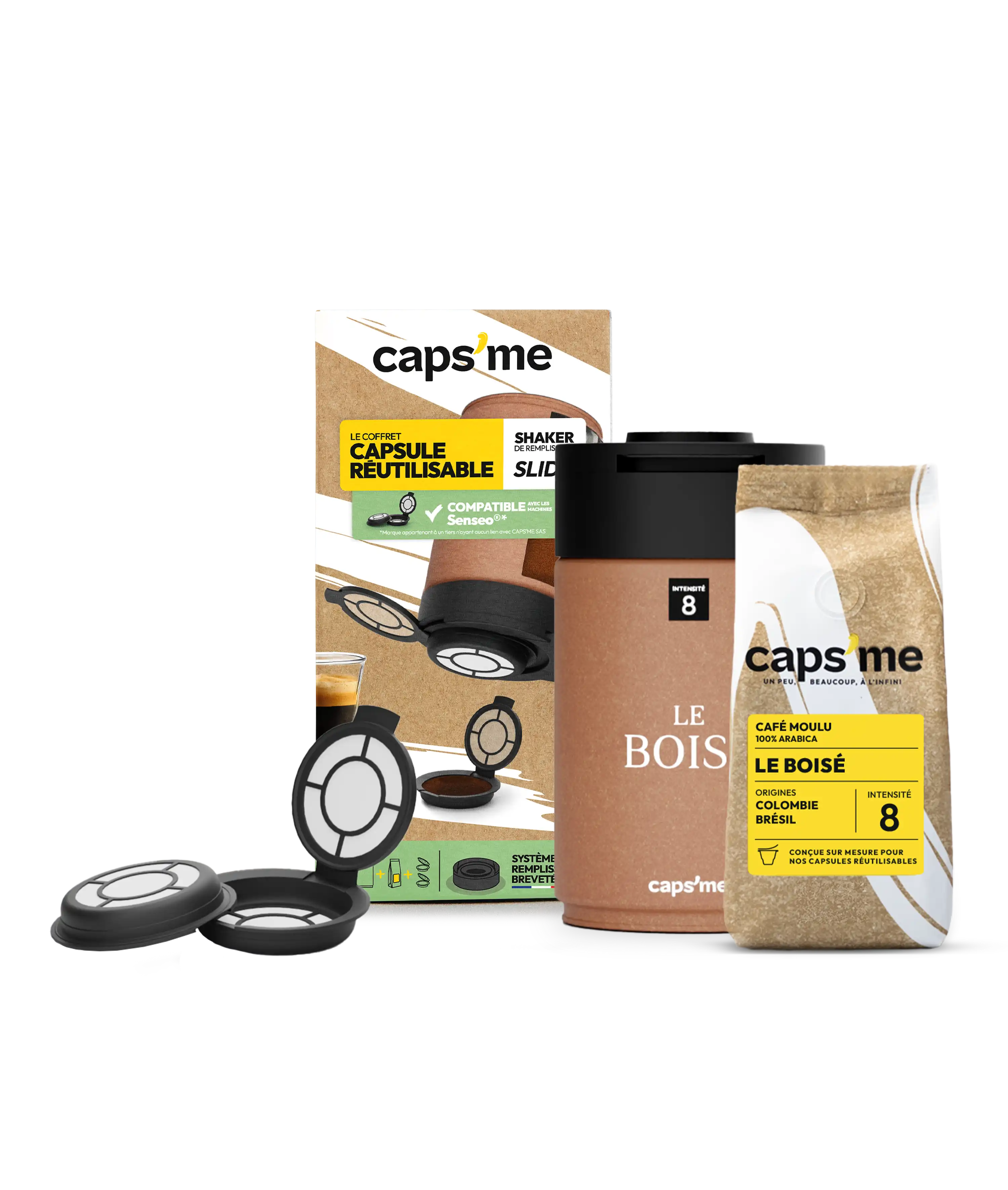 Coffee pod gift set compatible with Senseo®*