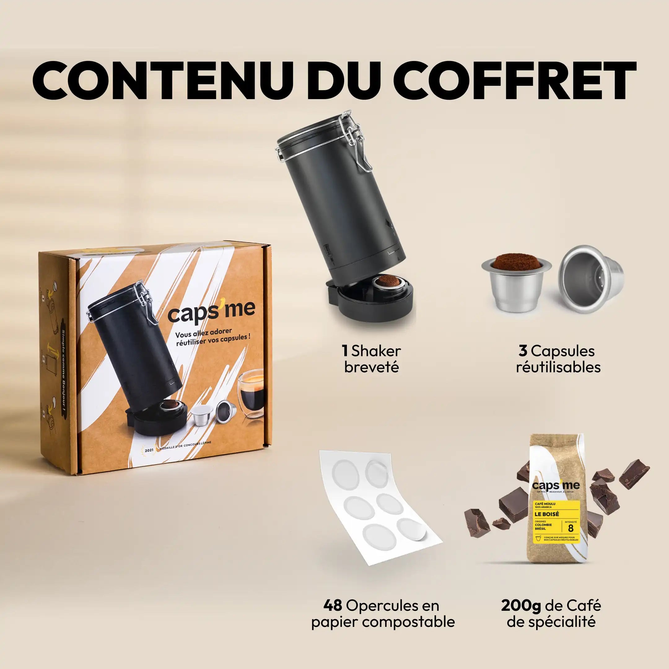 Le coffret Twist compatible Nespresso® Original*