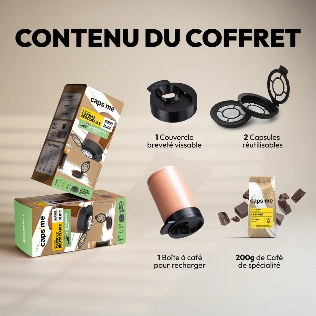 Coffret capsules de café compatible Senseo®*