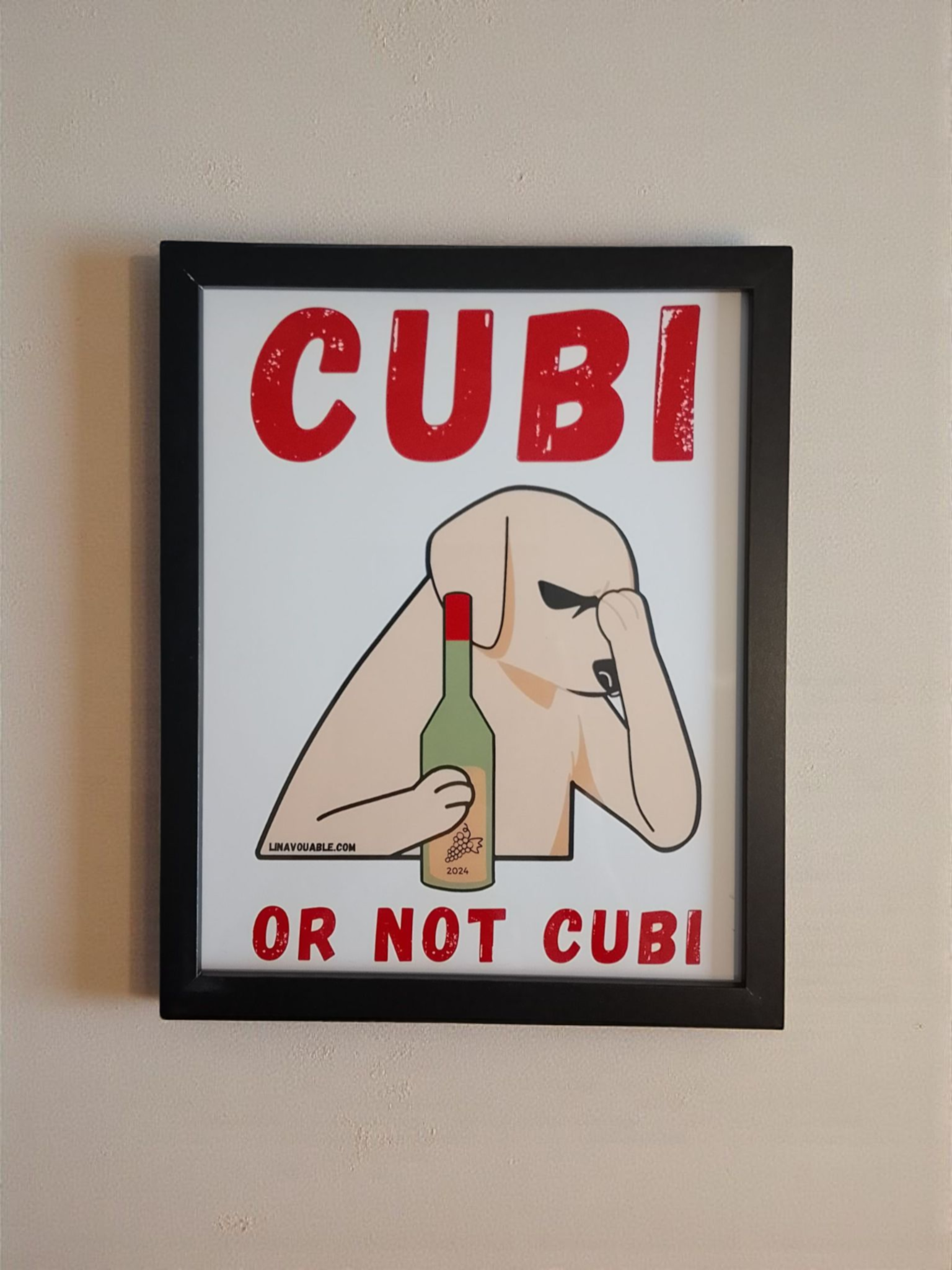 CADRE "CUBI OR NOT CUBI" Grand Noir
