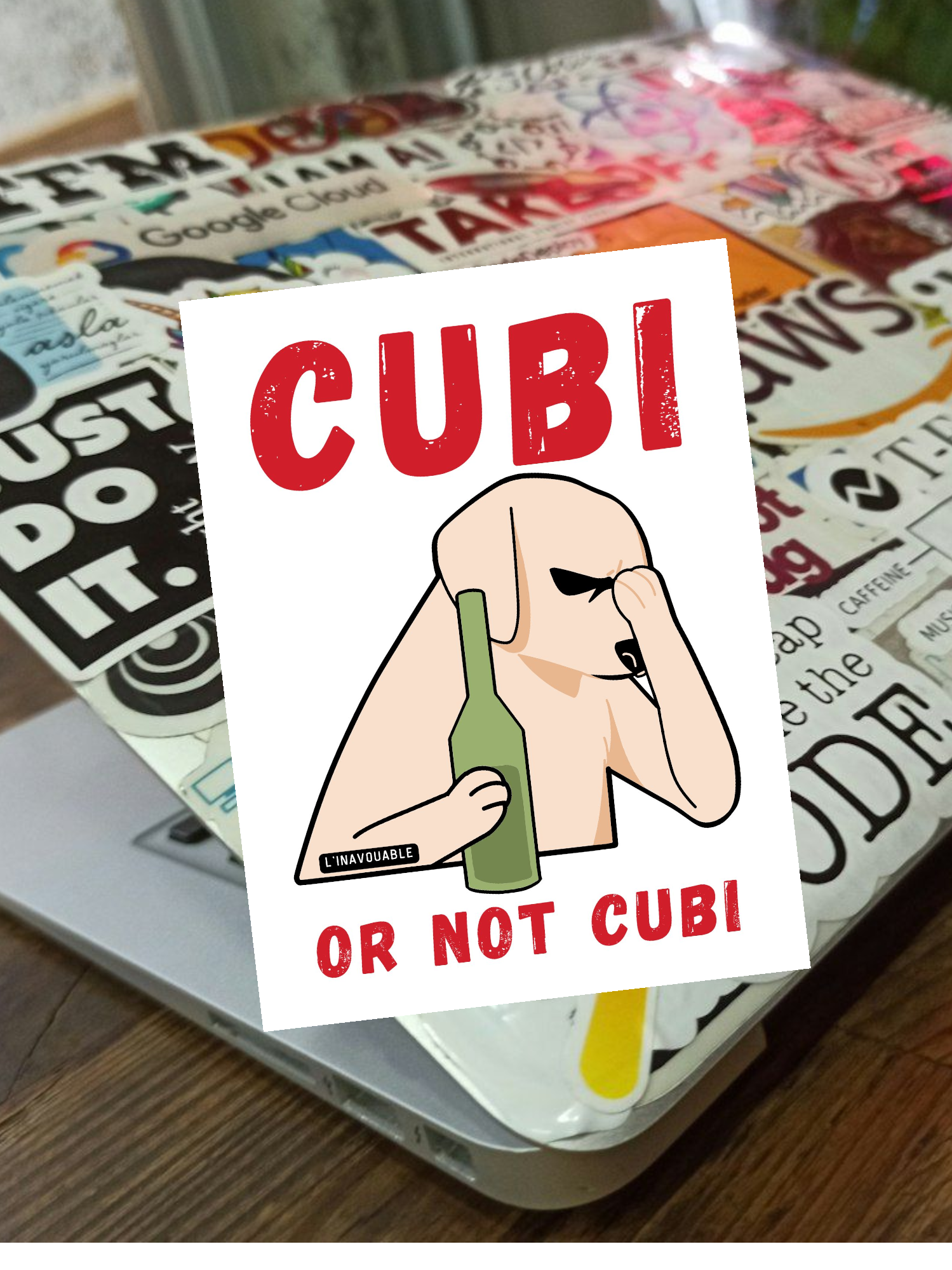 STICKER "CUBI OR NOT CUBI"