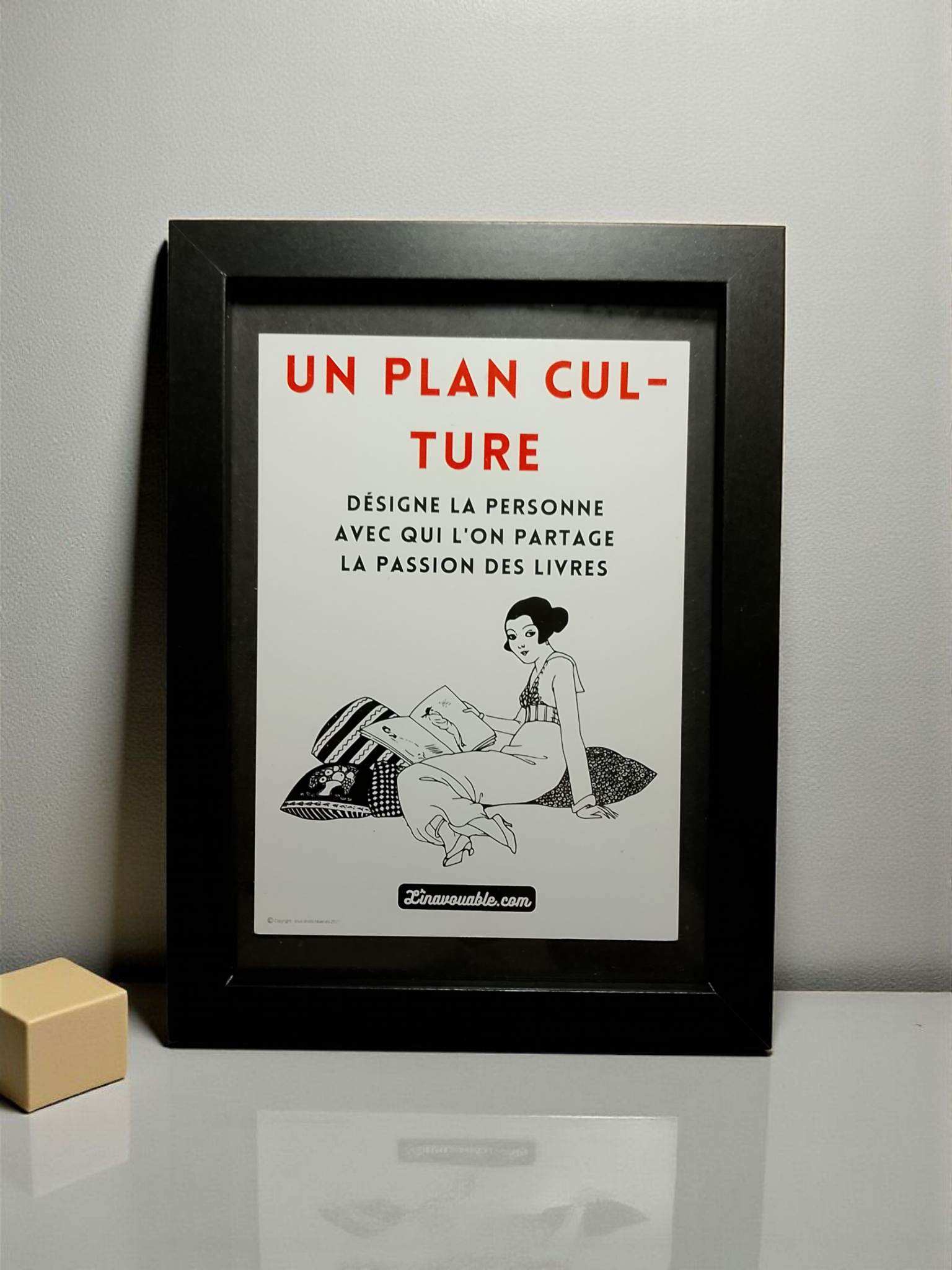 FRAME "A CUL-TURAL PLAN..." Small black