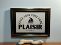 FRAME "ENJOY YOURSELVES EVERYONE" Small Silver