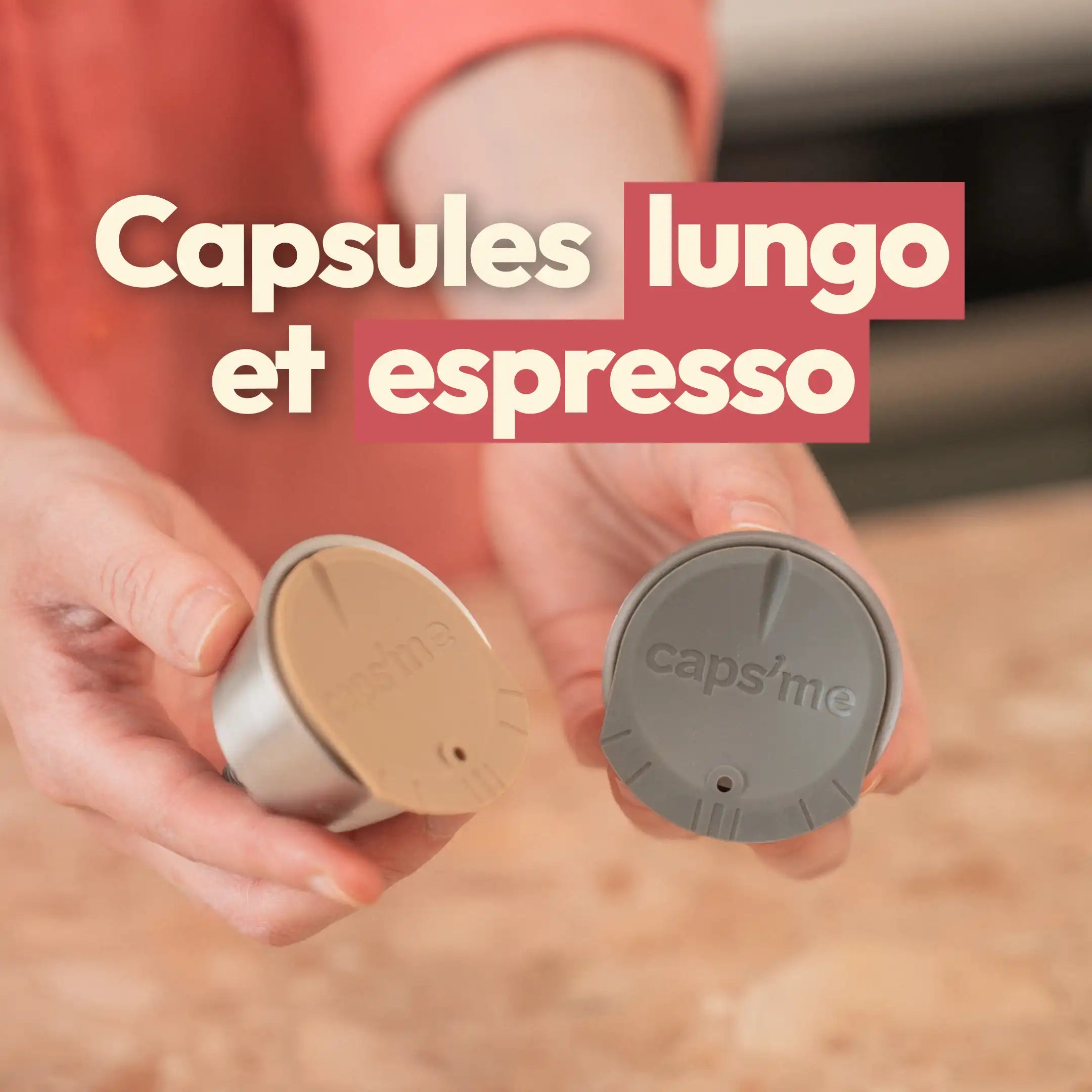 Caps'me reusable & refillable capsule compatible with Nescafé® Dolce Gusto®