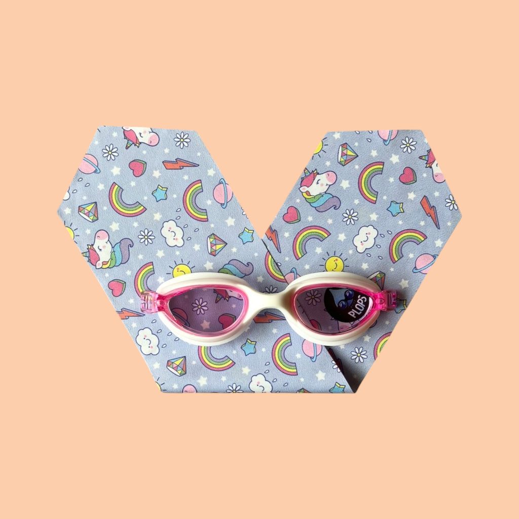 Licornes Violet - Lunettes de piscine enfant