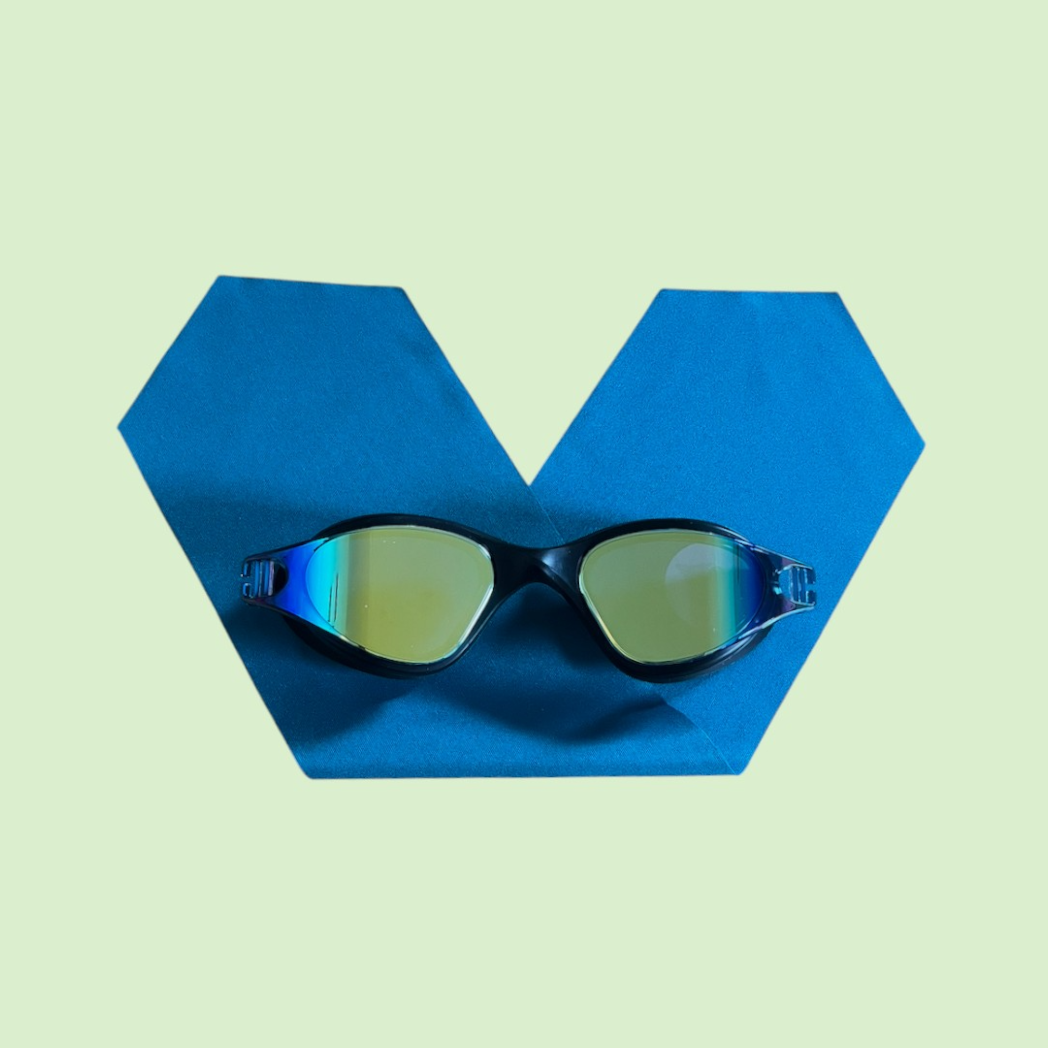 Teal Solid - Adult Swimming Goggles
