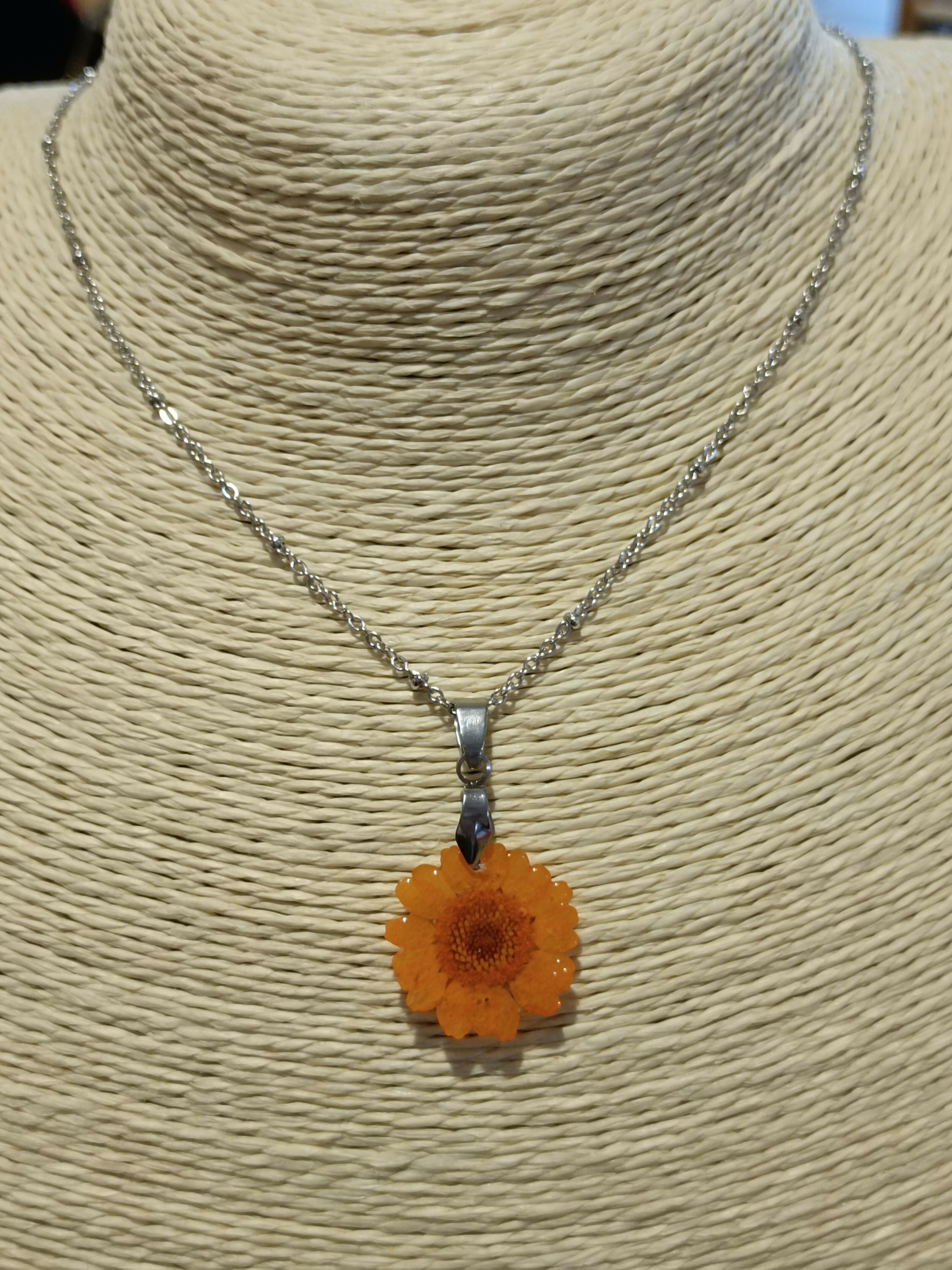 ME/CFS Necklaces Dried Flowers