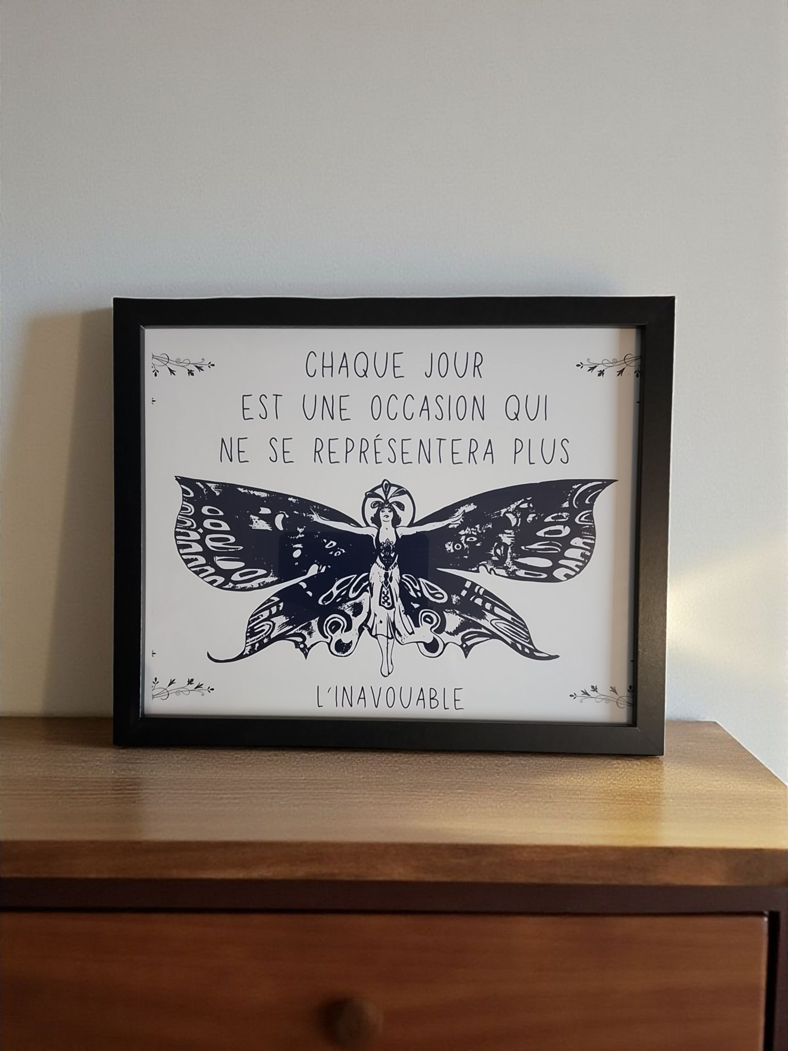 CADRE "ALLEZ TOUS..." Noir Moyen noir