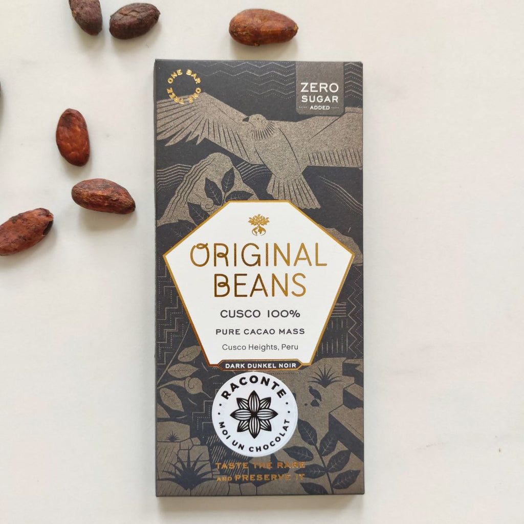Original Beans - Chocolat Noir 100% Cacao Chuncho du Pérou – Cusco Heights