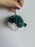 whale plush keyring