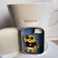 BOITE LEOPARD PAPIER