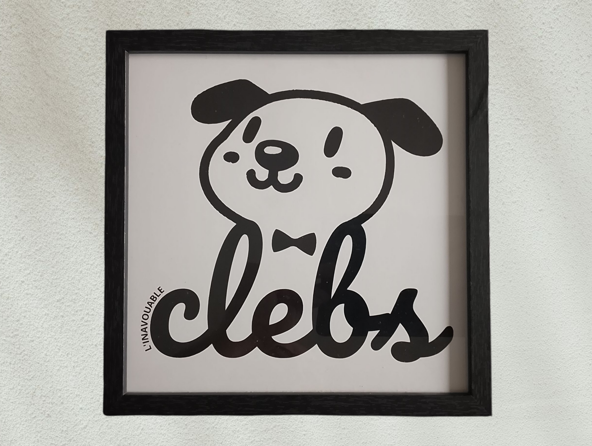 CADRE "CLEBS" Carré Noir