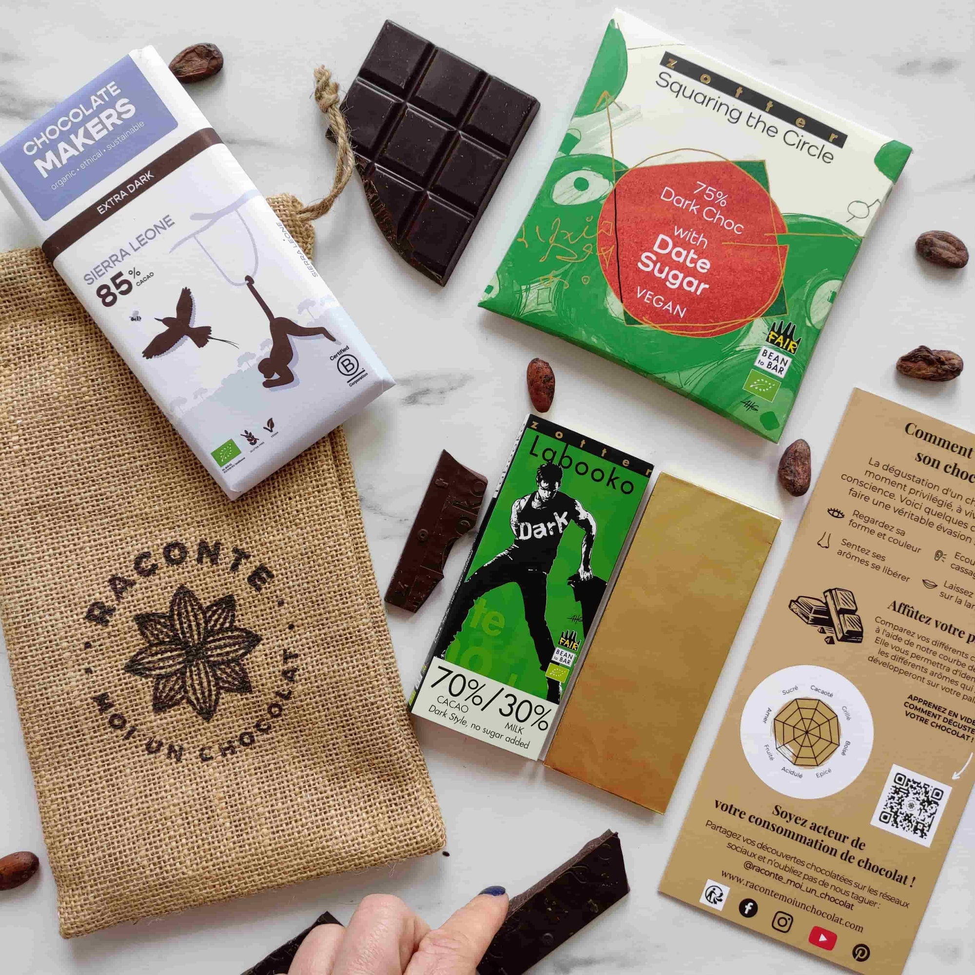 Coffret bienfaits du chocolat noir, 