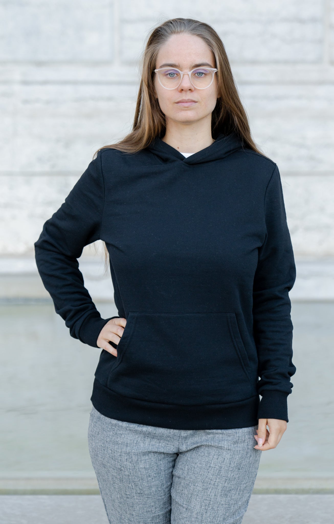 Le sweat capuche français mixte 100% coton bio