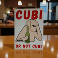 POSTCARD "CUBI OR NOT CUBI"