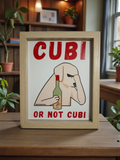 "CUBI OR NOT CUBI" Medium Beige FRAME