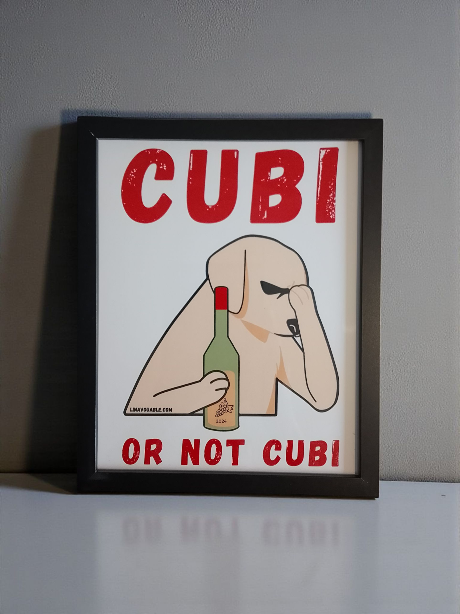 CADRE "CHAQUE JOUR..." Moyen noir