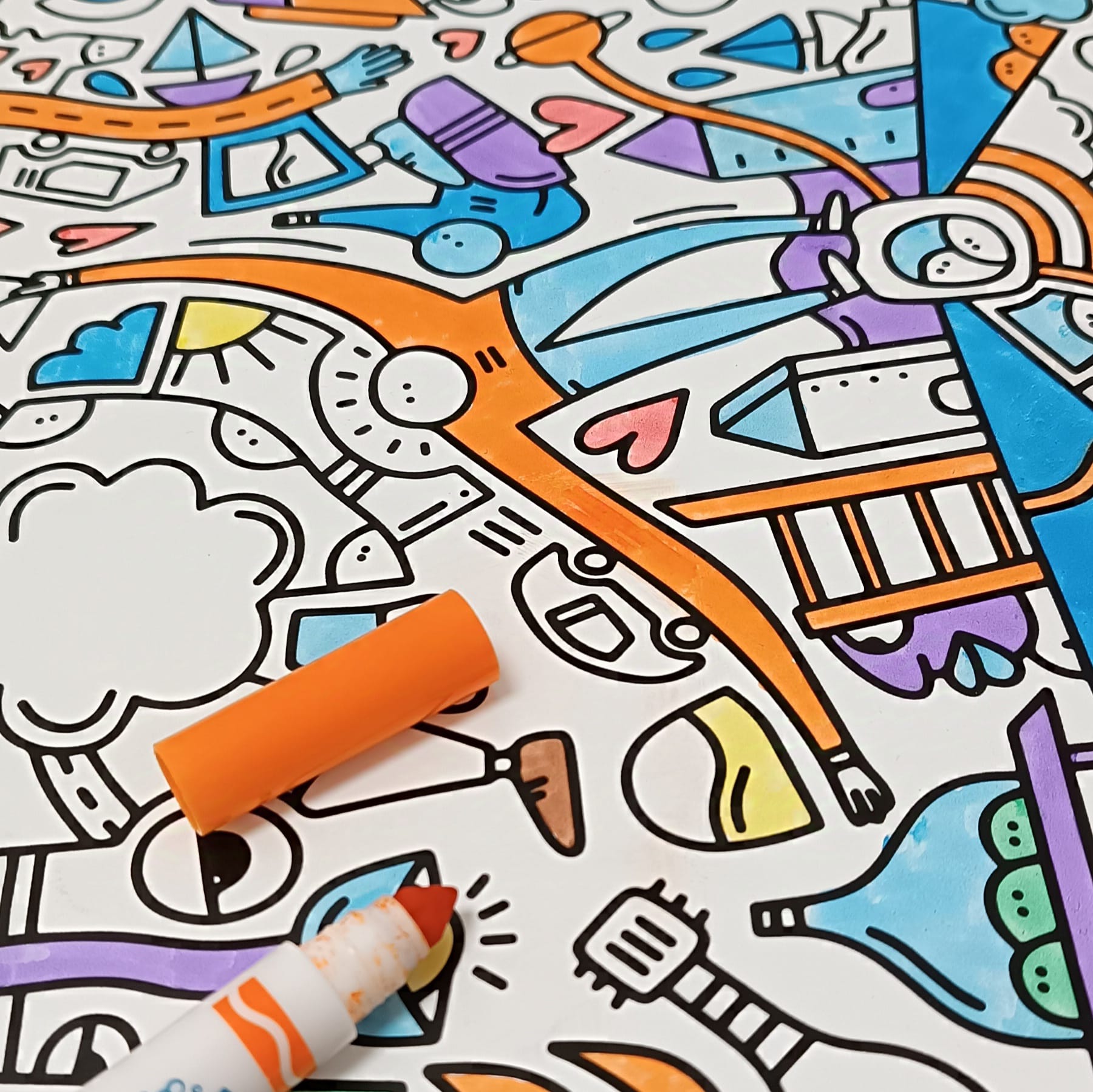 Set de table en collaboration avec le D