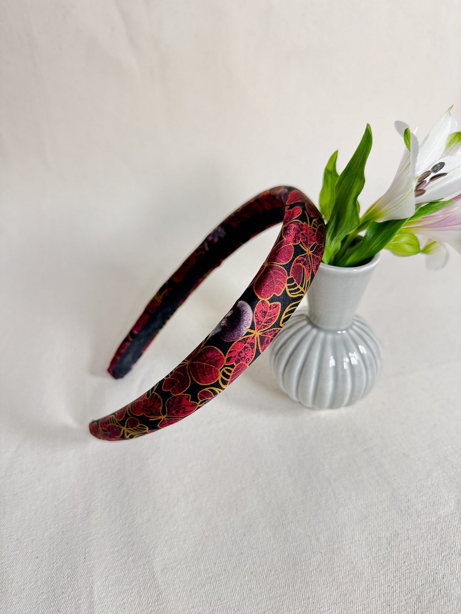 Headband Upcyclé Essentiel 'Jardin Japonais'