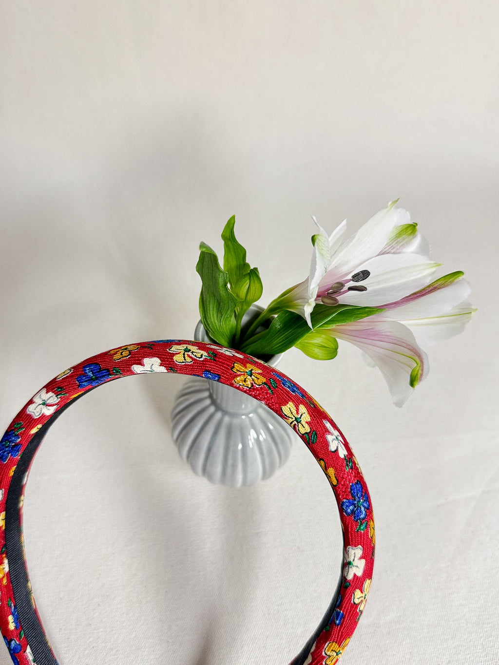 Headband Upcyclé Essentiel 'Lively flowers'