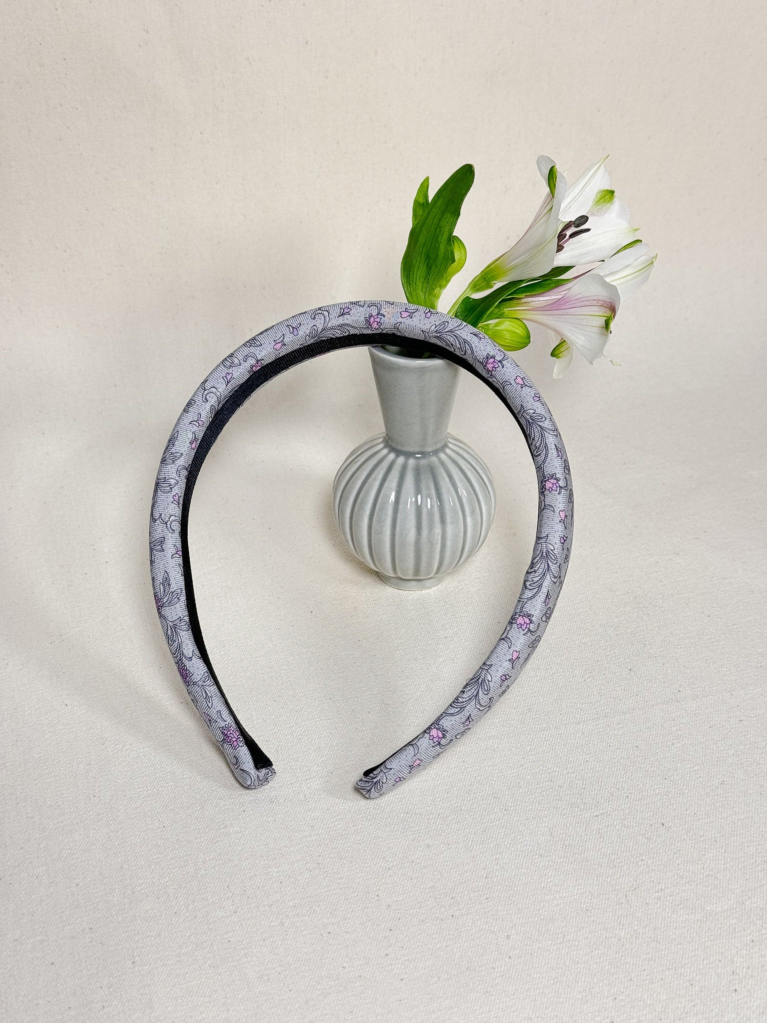 Headband Upcyclé Essentiel 'Brume de fleurs'