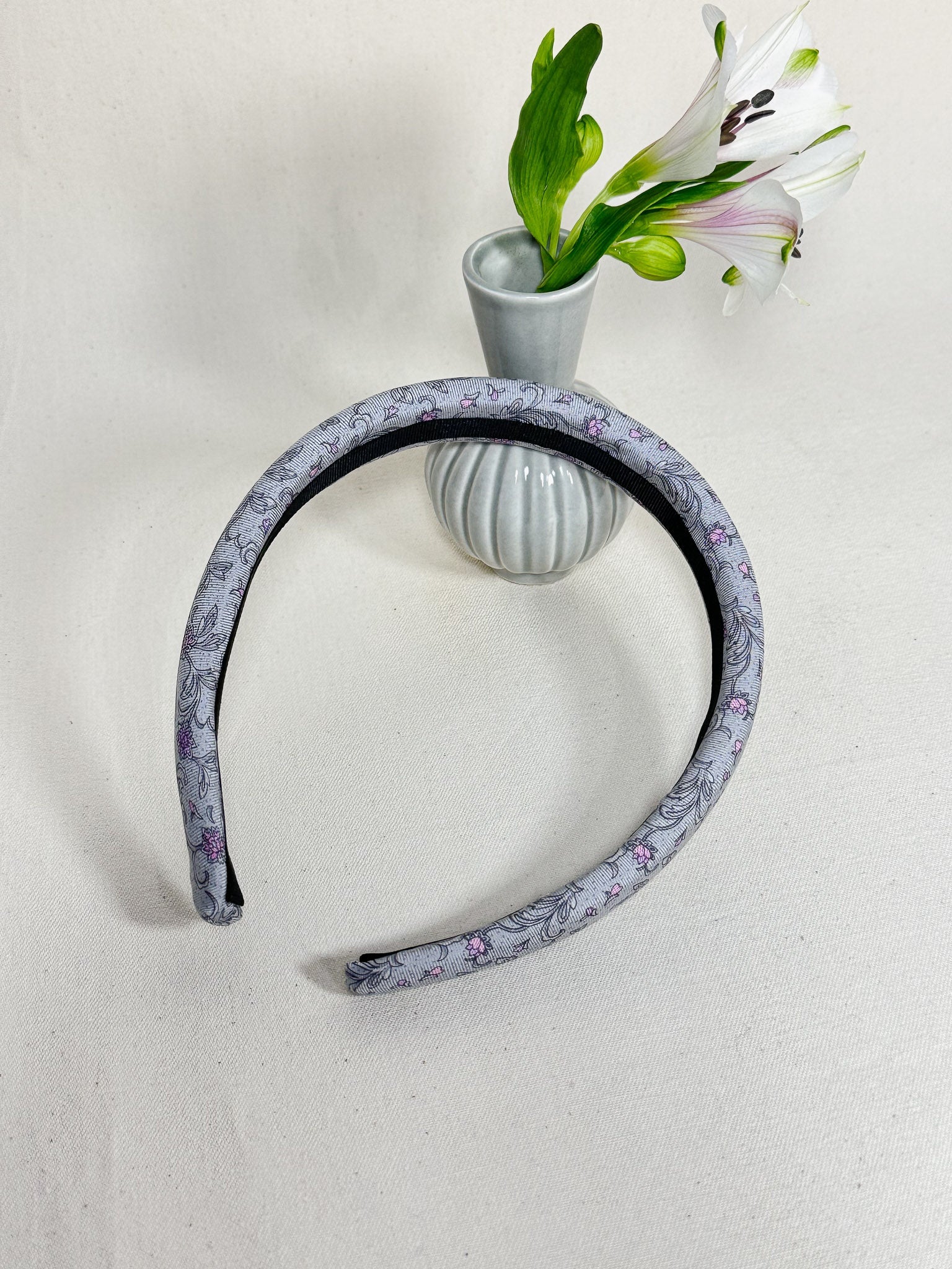 Headband Upcyclé Essentiel 'Brume de fleurs'
