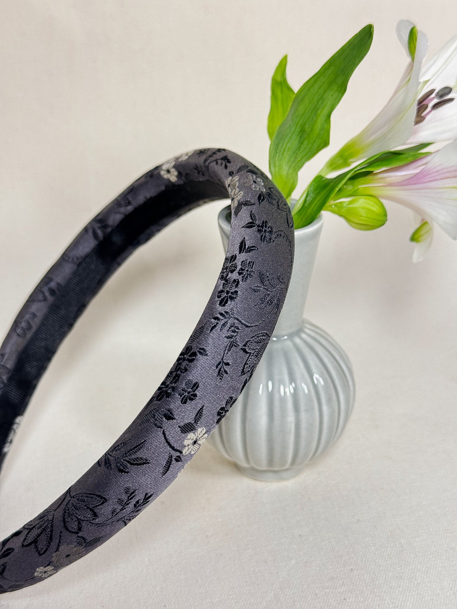 Headband Upcyclé Essentiel 'Vivaces d'ombre'