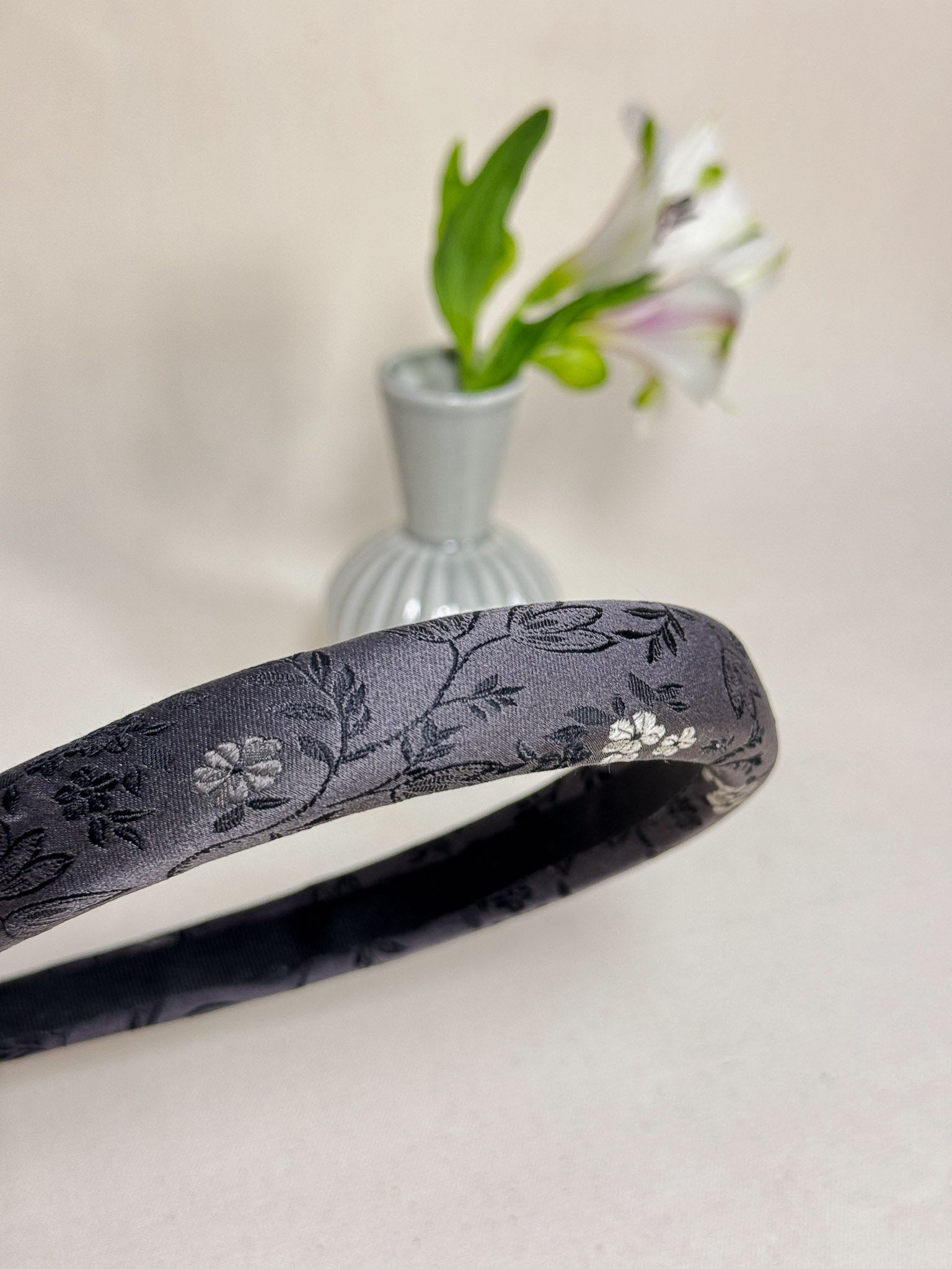 Headband Upcyclé Essentiel 'Vivaces d'ombre'