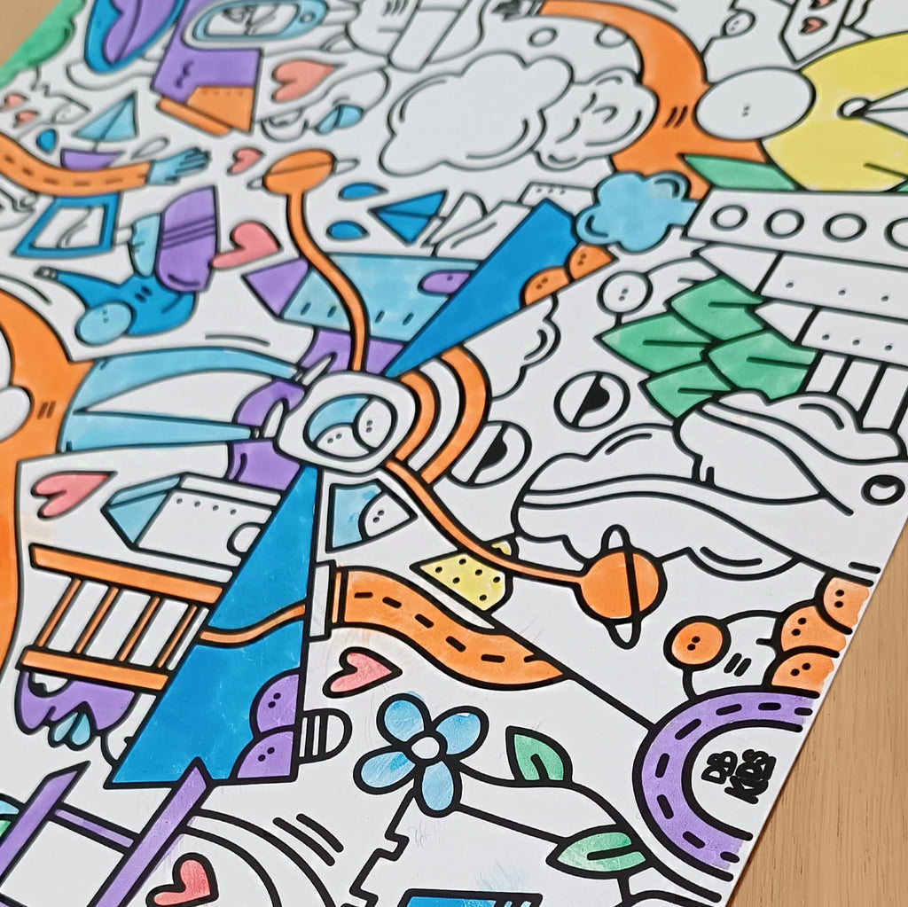 Set de table en collaboration avec le D