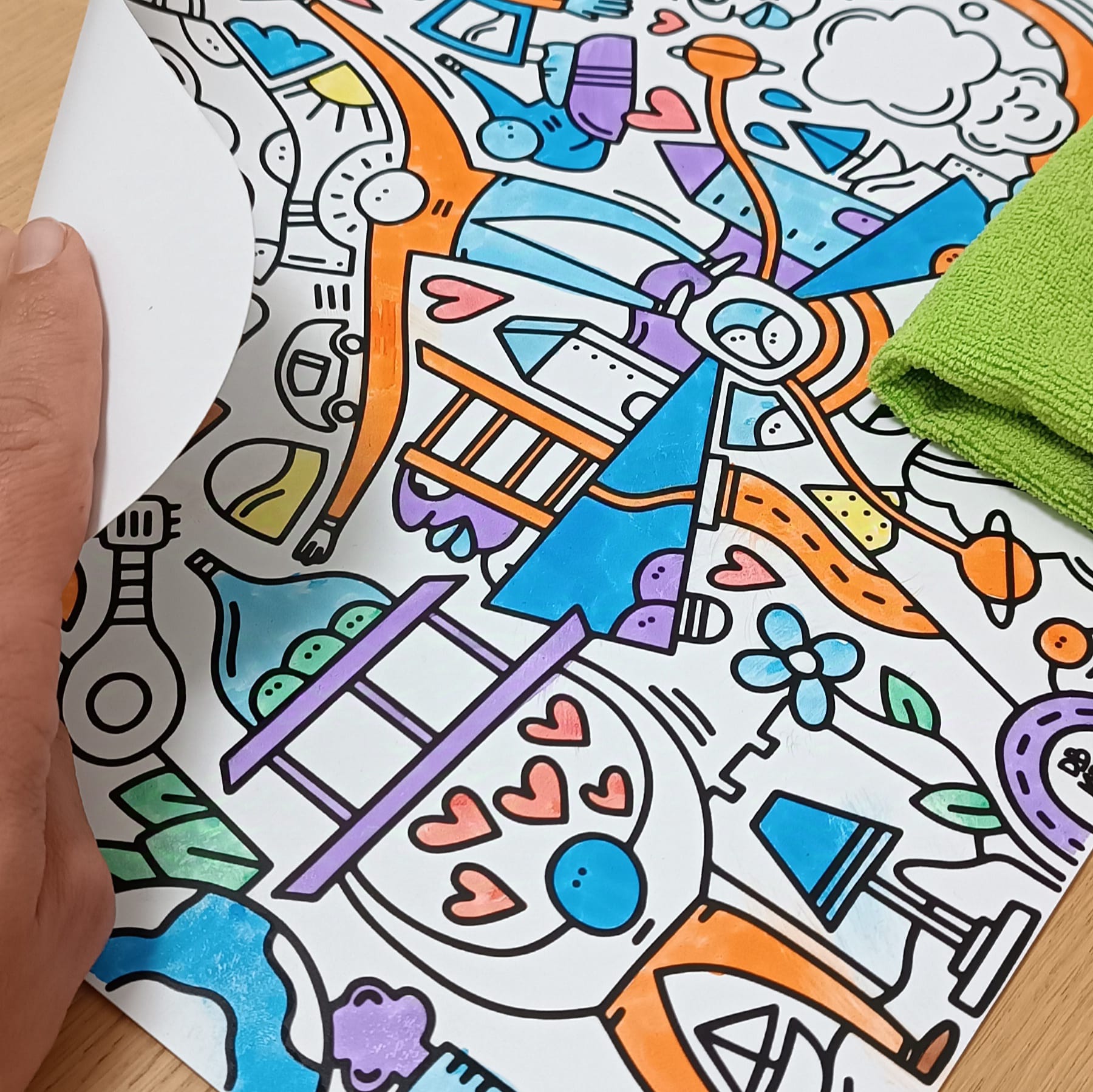 Set de table en collaboration avec le D