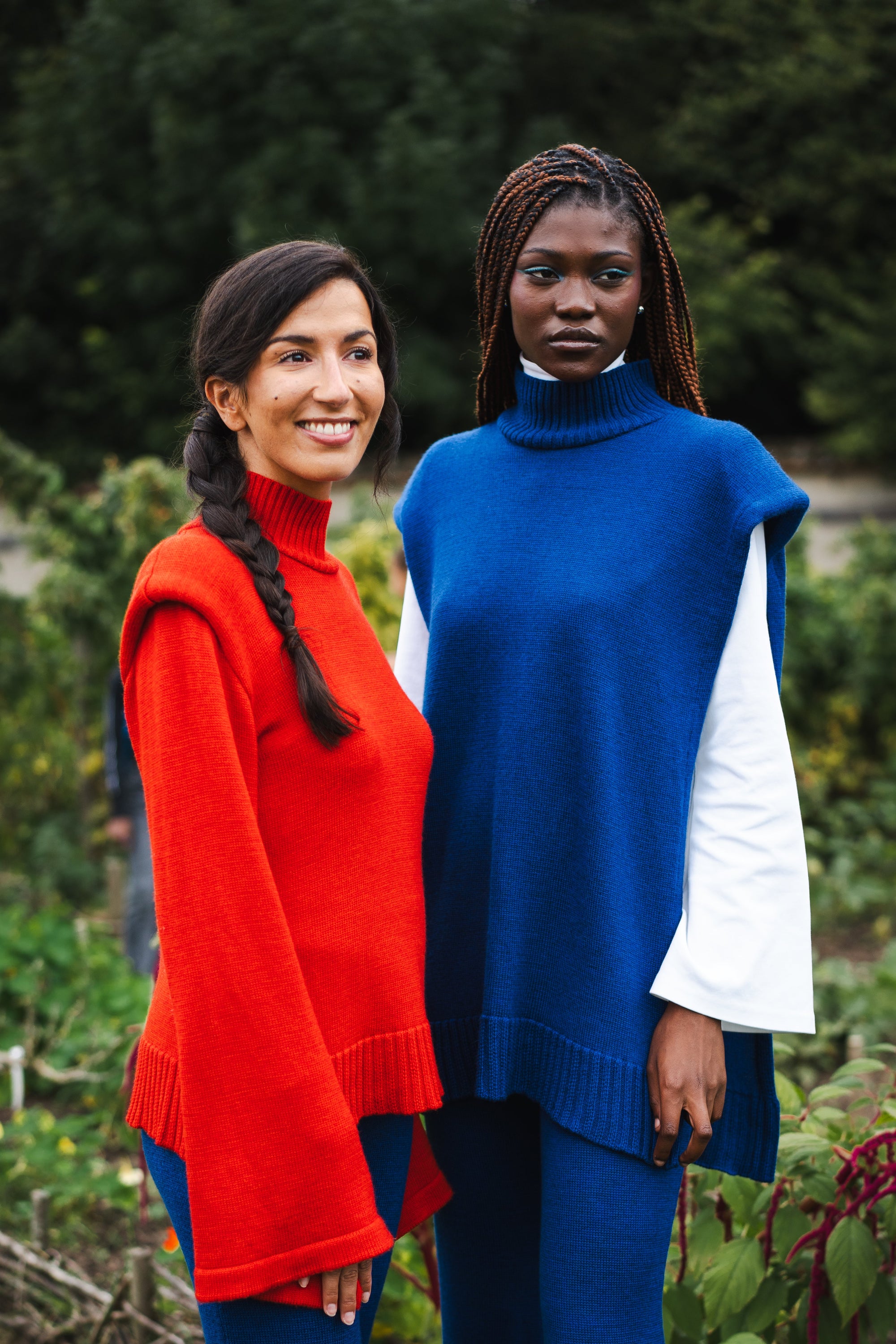 Pull Chasuble Sans Manches Unisex Chakra du 3ème Oeil en Laine Mérinos