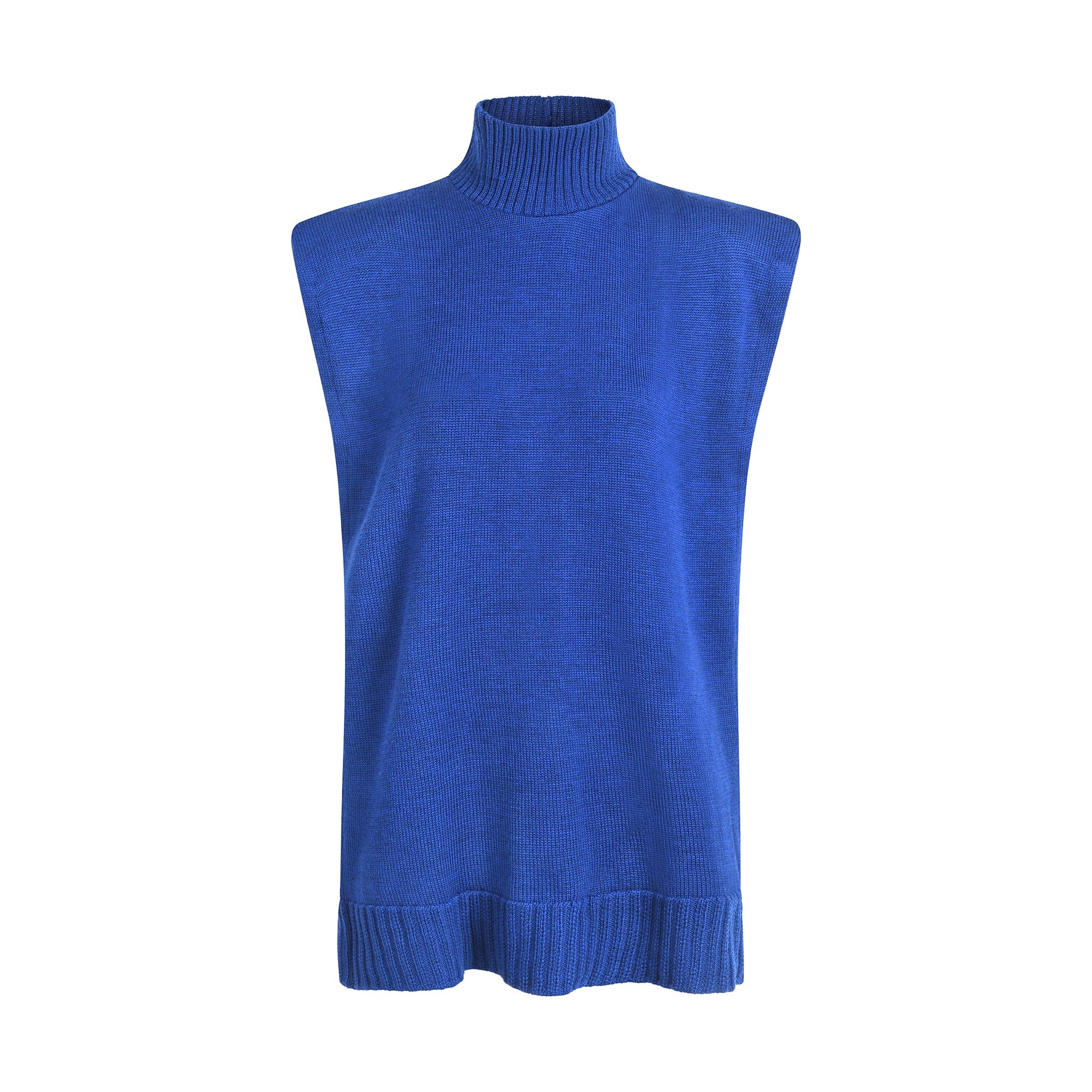 Pull Chasuble Sans Manches Unisex Chakra du 3ème Oeil en Laine Mérinos