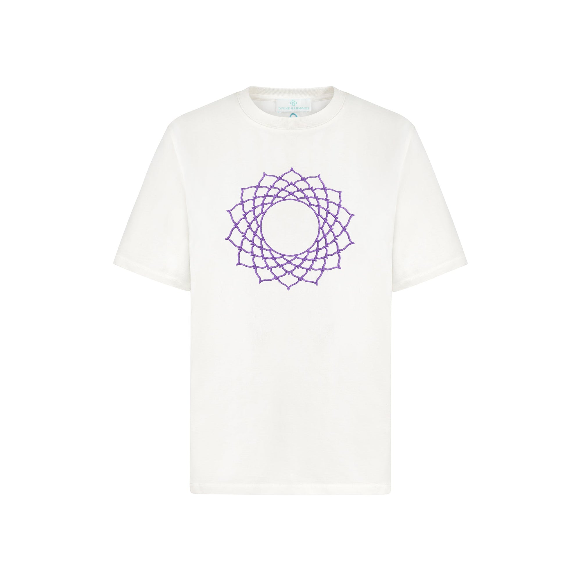 Tee-shirt Unisex Chakra Coronal en Coton Bio