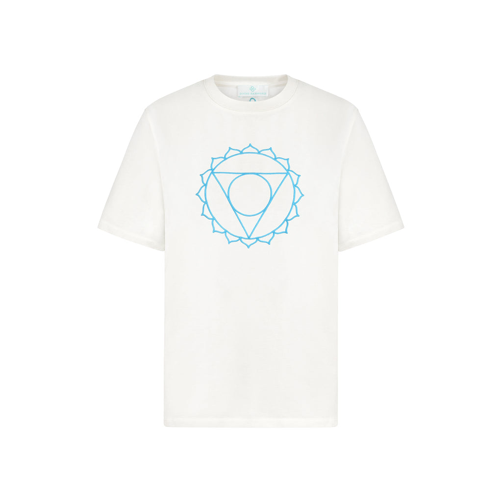 Tee-shirt Unisex Chakra de la Gorge en Coton Bio
