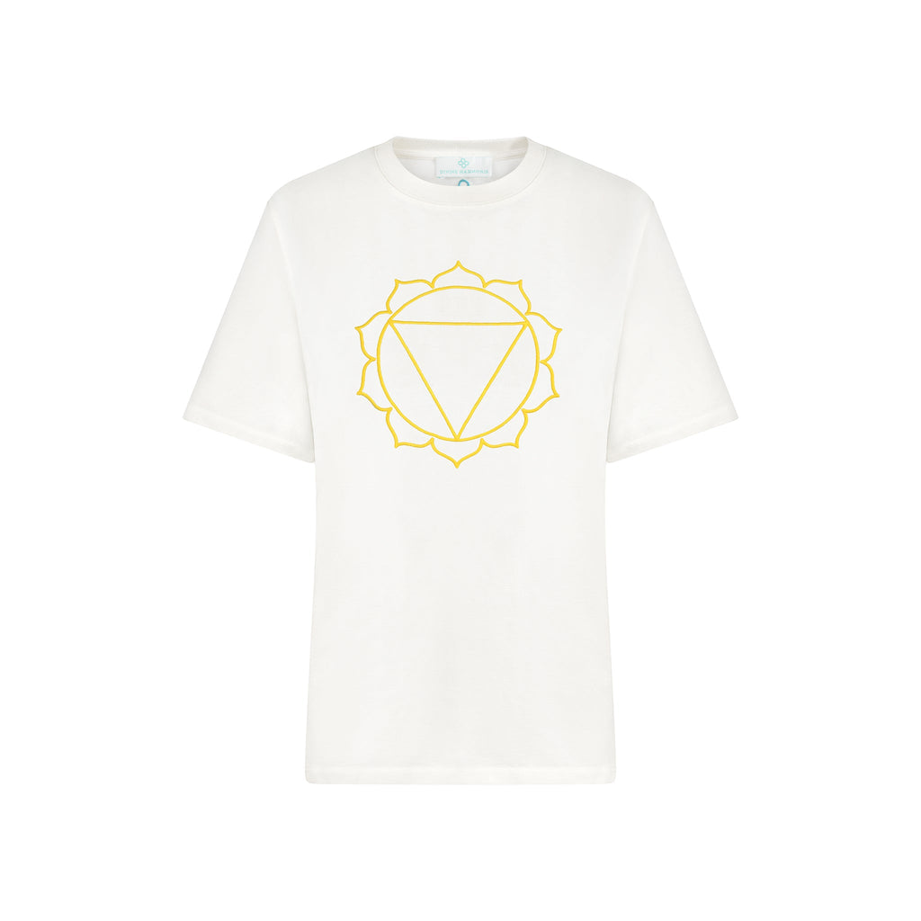 Tee-shirt Unisex Chakra du Plexus Solaire en Coton Bio