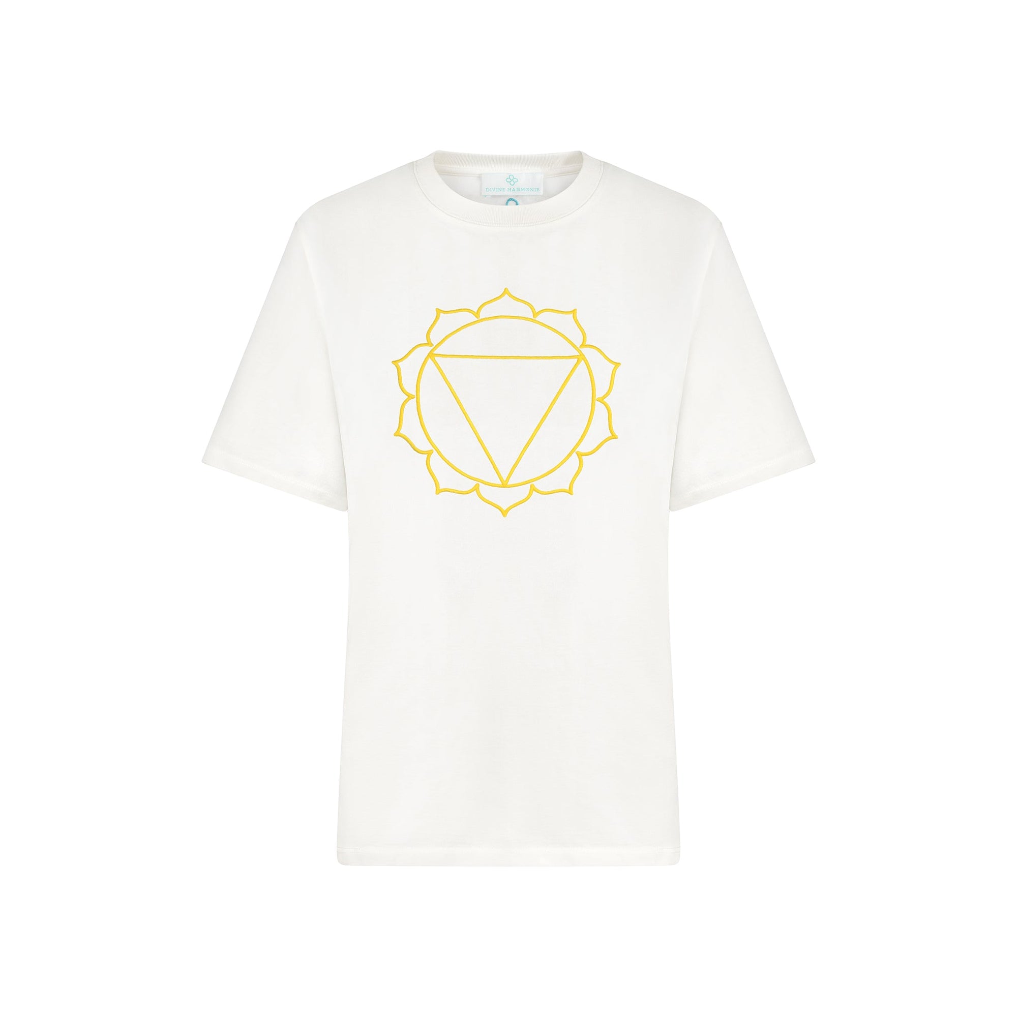 Tee-shirt Unisex Chakra du Plexus Solaire en Coton Bio