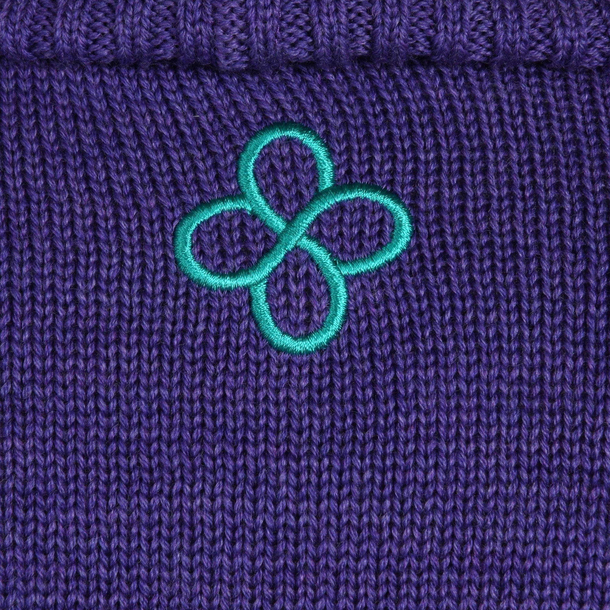 Pull Col Montant Chakra Coronal en Laine Mérinos